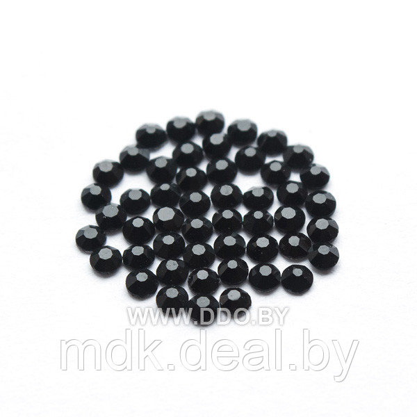 Стразы (кристаллы) для ногтей SS3 1,3мм (черные) 100шт №38 - фото 1 - id-p108652749