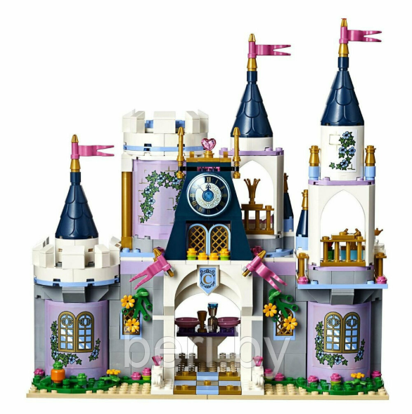 70224 Конструктор Decool "Волшебный замок Золушки", 594 детали, Аналог Lego Disney Princess 41154 - фото 3 - id-p112154948