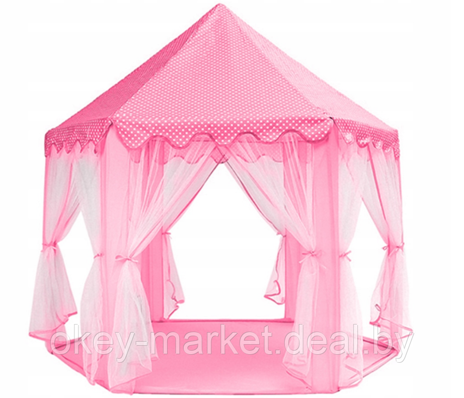 Палатка - шатер для детей (розовая) 5682 - фото 1 - id-p112193788