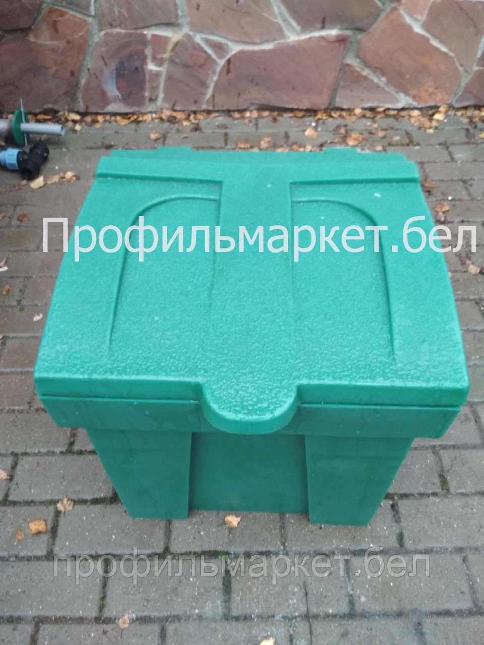 Пластиковый ящик для песка и соли 150 л. зеленый - фото 1 - id-p112203930