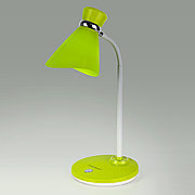Настольный светильник с выключателем 01077/1 зеленый School Eurosvet