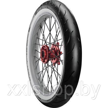Моторезина Avon Cobra Chrome AV91 MH/90-21 56V F TL White Wall, фото 2