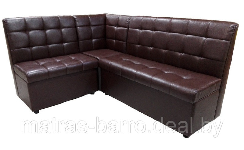 Кухонный угловой диван Модерн-4 (178х138 см) со спальным местом (экокожа, 4 категория)