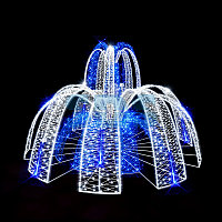 Декорация Фонтан Желание СПФ2-560, 350х560 см, 10000 LED, 600 Вт, цвет на выбор