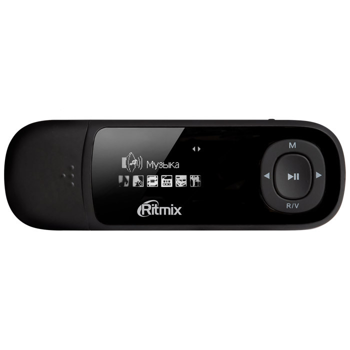 MP3-плеер Ritmix RF-3450 4 Gb Black, FM-радио, диктофон, MicroSD