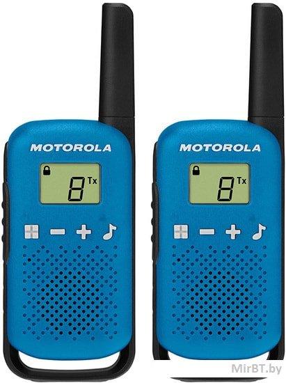 MOTOROLA T42 TALKABOUT Маломощные радиостанции 2 шт. синий