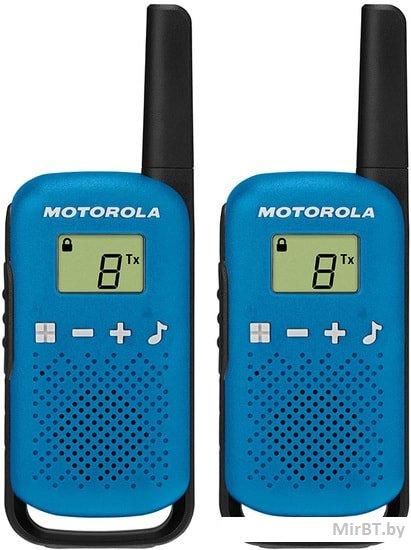 MOTOROLA T42 TALKABOUT Маломощные радиостанции 2 шт. синий - фото 1 - id-p92518092
