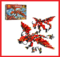 31164 Конструктор Lele Ninja "Красный Дракон", Аналог LEGO Ninjago, 611 деталей