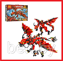 31164  Конструктор Lele Ninja "Красный Дракон", Аналог LEGO Ninjago, 611 деталей