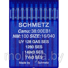  Иглы SCHMETZ для пром. швейных машин  UY 128 GAS SES(№70) уп 10 шт. 