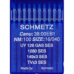  Иглы SCHMETZ для пром. швейных машин  UY 128 GAS SES(№70) уп 10 шт. 