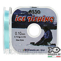 Леска ASSO Ice Fishing, 50м, сине-голубой