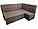 Кухонный угловой диван Модерн-4 (178х138 см) со спальным местом (экокожа, 4 категория), фото 3