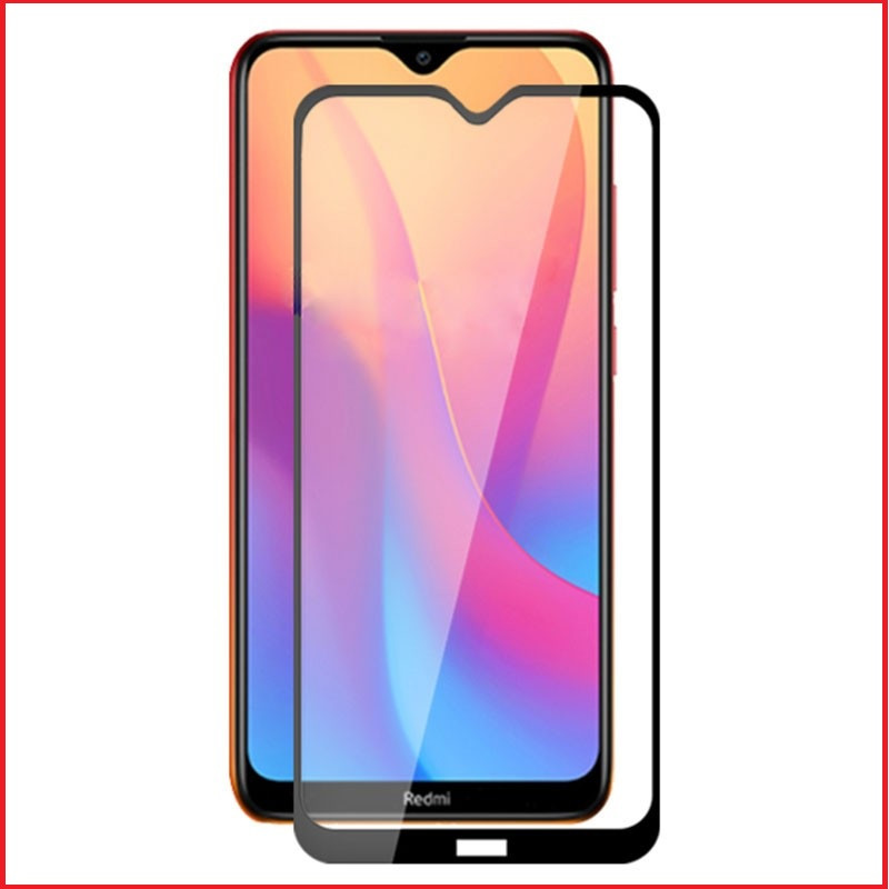 Защитное стекло Full-Screen для Xiaomi Redmi 8 / 8A черный (5D-9D с полной проклейкой)