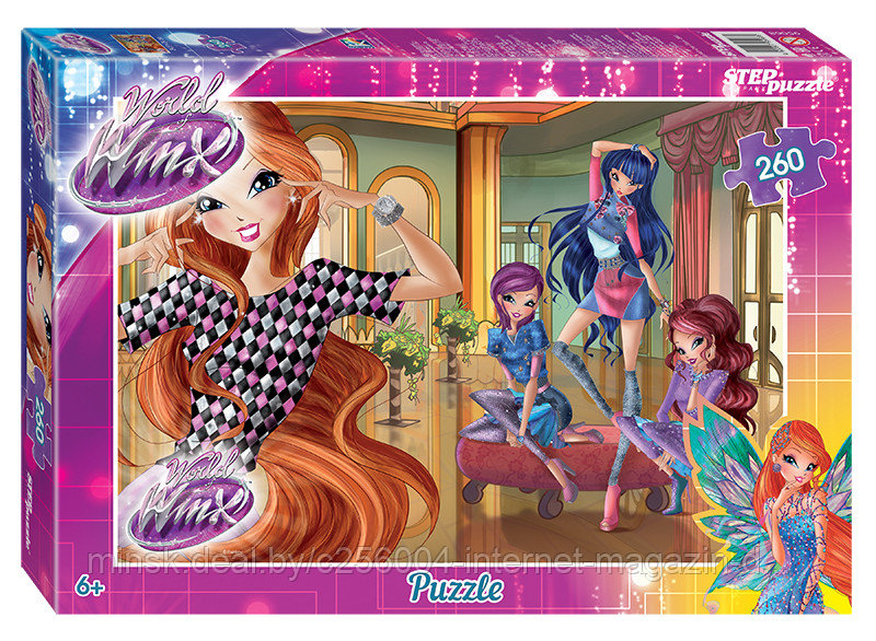Пазл 260 "Winx - 2" (Rainbow)