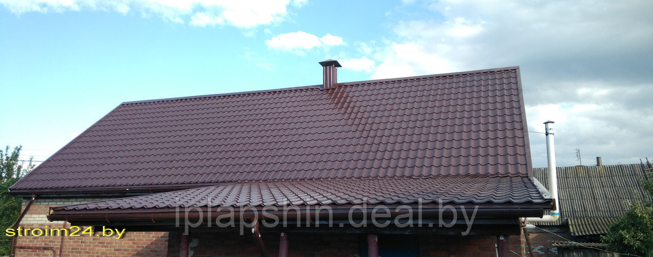 Перекрытие крыши профнастилом - фото 3 - id-p112324548