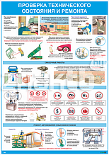 Плакат Проверка технического состояния и ремонта
