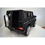 Детский электромобиль RiverToys Mercedes-Benz G65 AMG (черный) лицензия, фото 4