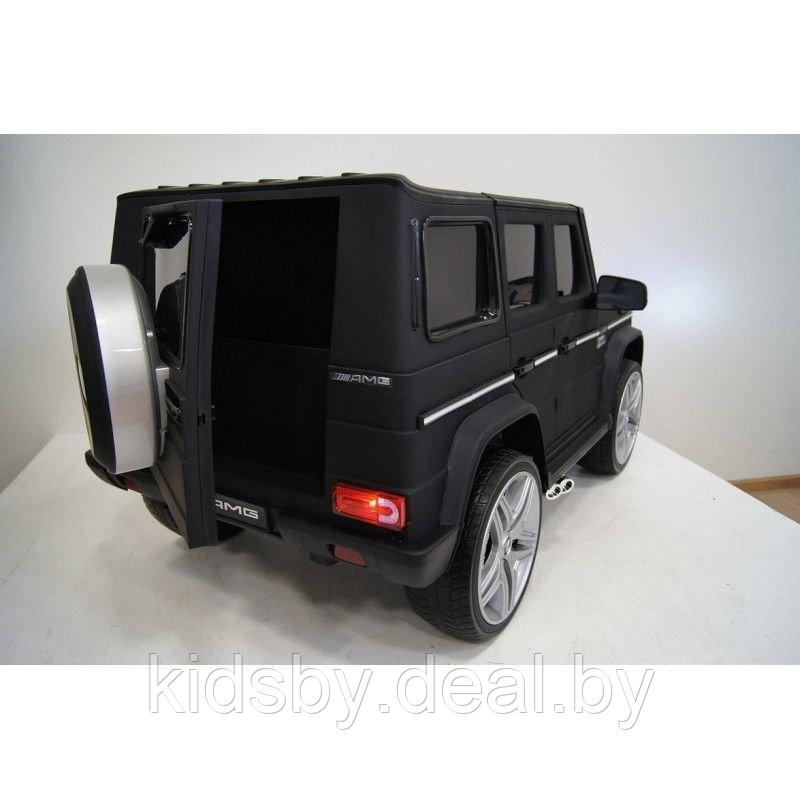 Детский электромобиль RiverToys Mercedes-Benz G65 AMG (черный) лицензия - фото 4 - id-p12892889