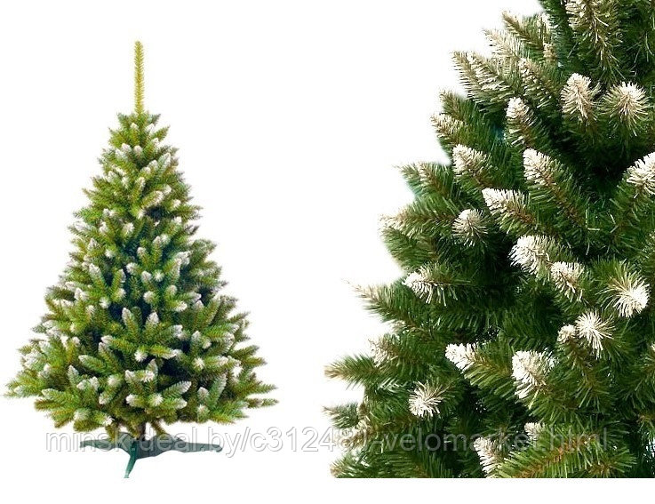 Искусственная елка(ель) GreenTerra канадская с белыми кончиками 1 м. - фото 2 - id-p112332497
