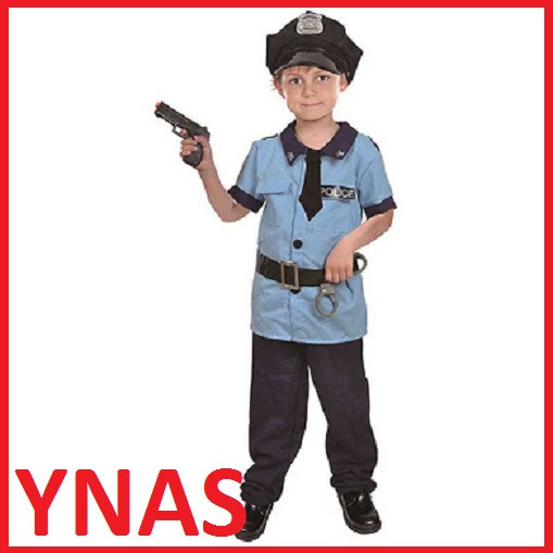 Детский карнавальный костюм Полиция полицейский (размеры S,M,L) новогодний для мальчика на утренник