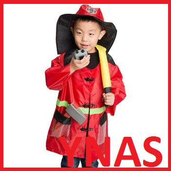 Детский карнавальный костюм Юного Пожарника пожарного новогодний для мальчика на утренник