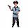 Детский костюм "полицейский/милиционер" рост 120-130 см, фото 2