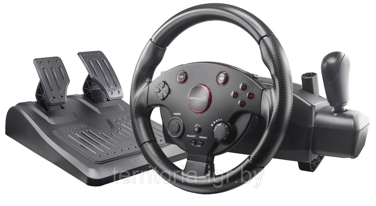 Игровой Руль Street Racing Wheel Turbo C900 для РС/PS4/PS3/XboxOne/XBox360 Artplays - фото 2 - id-p112390676