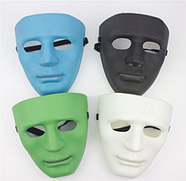 Карнавальная маска "лицо" разные цвета