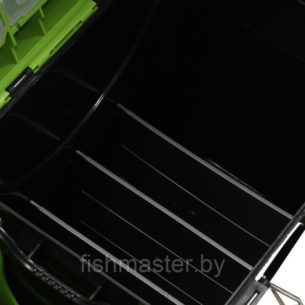 Зимний ящик рыбака Helios Fishbox 10л односекционный, Тонар, зеленый - фото 4 - id-p88160357