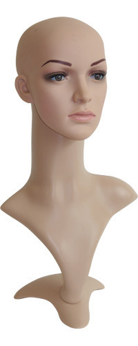 Голова женская, торс (с макияжем) - фото 1 - id-p112405406