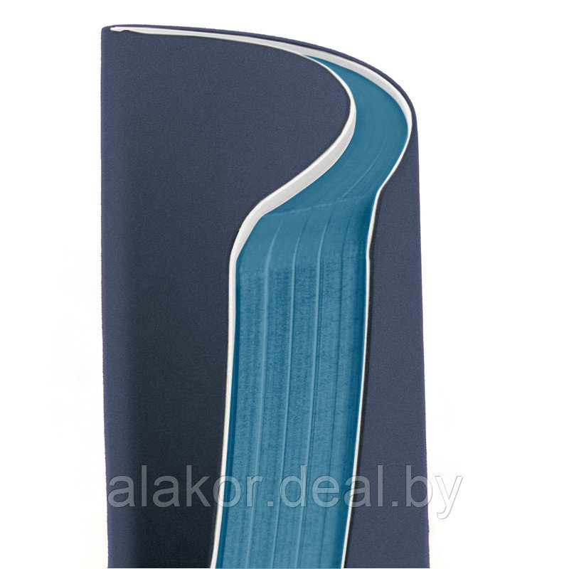 Книга записная Axent Nuba Soft, 115х160 мм, 96 листов, клетка, мягкая обложка, цвет синий - фото 2 - id-p112423725