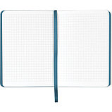 Книга записная Axent Nuba Soft, 115х160 мм, 96 листов, клетка, мягкая обложка, цвет синий, фото 5