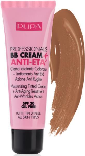 Pupa Professionals BB Cream антивозрастной  тон  002 Sand  All Skin Types