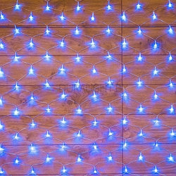 Гирлянда "Сеть" 2х1,5м LED-FRSL-320, белый ПВХ, 293 LED,синий цвет