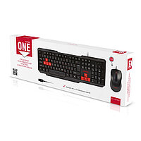 Проводной набор клавиатура + мышь ONE SBC-230346-KR Smartbuy