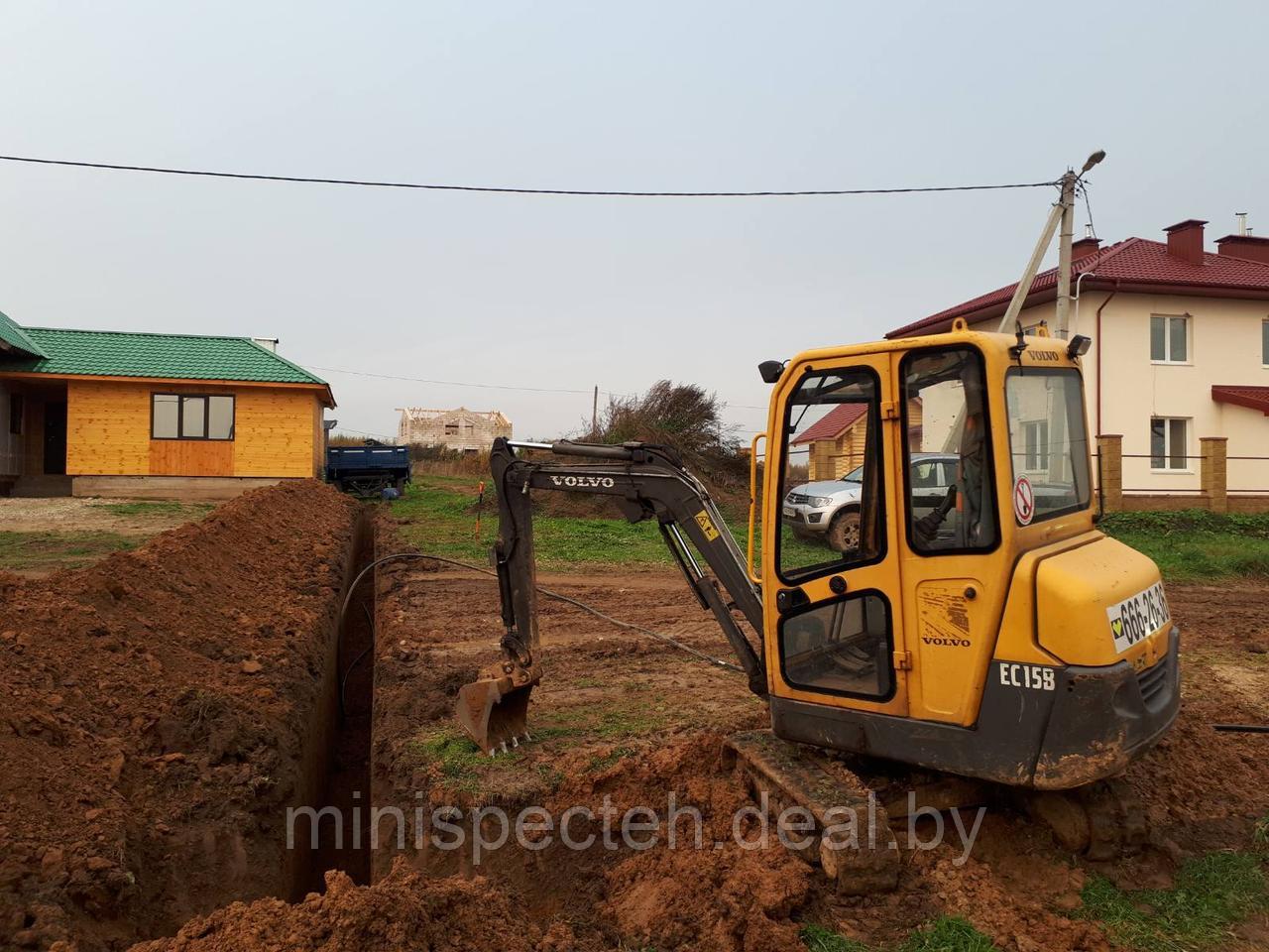 Аренда миниэкскавтора для благоустройства территории - фото 1 - id-p53352271