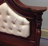 Большая двуспальная кровать с резной спинкой "Королевская" арт 521, фото 2