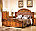 Большая двуспальная кровать с резной спинкой "Королевская" арт 521, фото 4