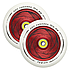 Пара колёс Fuzion 110 mm Hollowcore Wheel (pair) - Marker / White Red Core White PU, фото 2