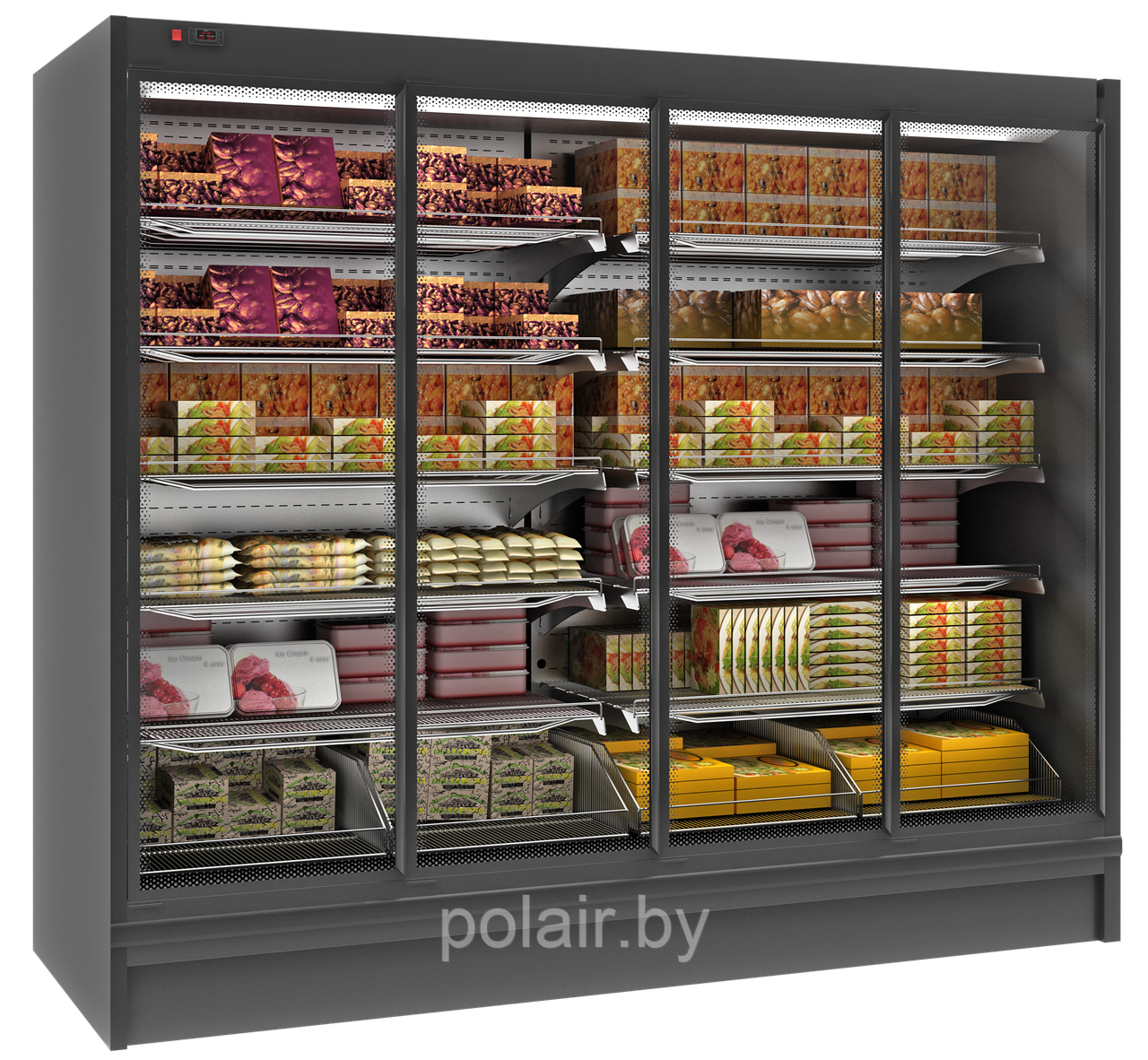 Пристенный морозильный стеллаж POLAIR GELO MН 3750