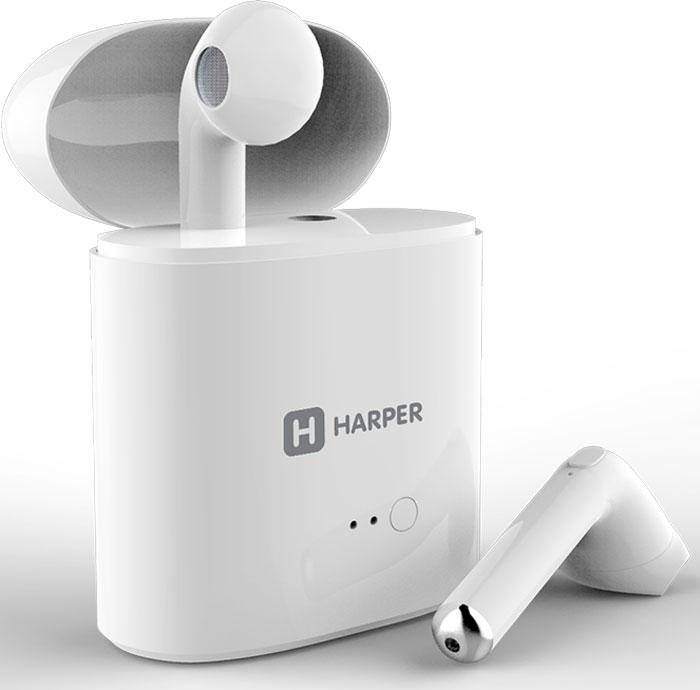 HB-508 WHITE Наушники беспроводные HARPER