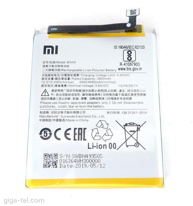 Xiaomi Redmi 7A - Замена аккумулятора (BN49, 4000 мАч), оригинал