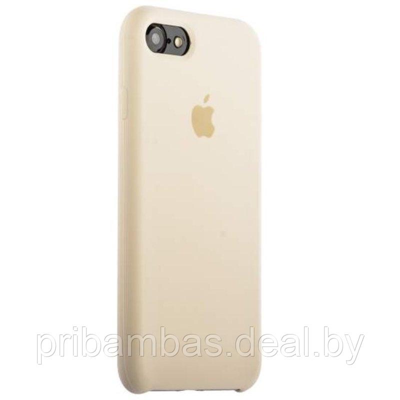 Чехол Silicone Case для Apple iPhone 7, 8, SE 2020 Молочный - фото 1 - id-p112544626