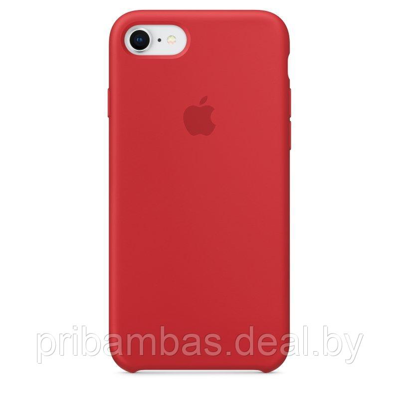 Чехол Silicone Case для Apple iPhone 7, 8, SE 2020 Красный - фото 1 - id-p112544627