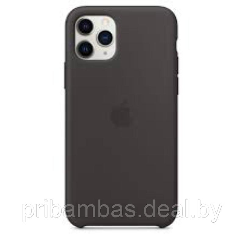 Чехол Silicone Case для Apple Iphone 11 Pro черный - фото 1 - id-p112544630