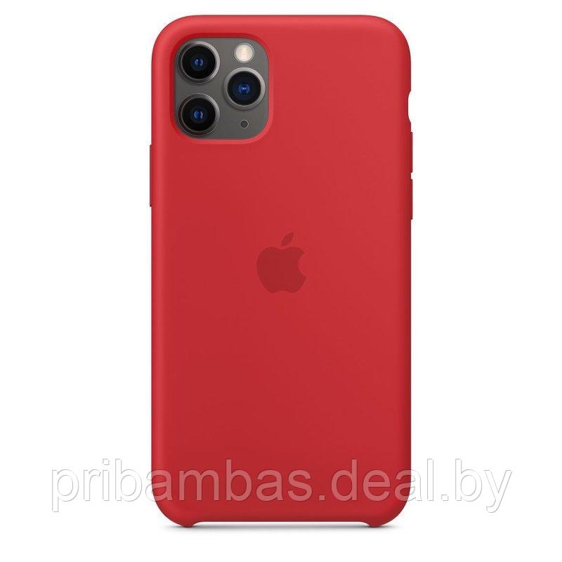 Чехол Silicone Case для Apple Iphone 11 Pro красный - фото 1 - id-p112544631