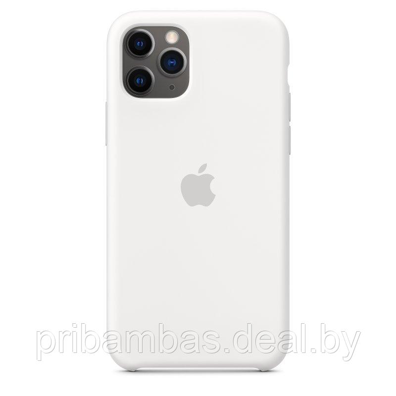 Чехол Silicone Case для Apple Iphone 11 Pro белый (топленое молоко) - фото 1 - id-p112544632