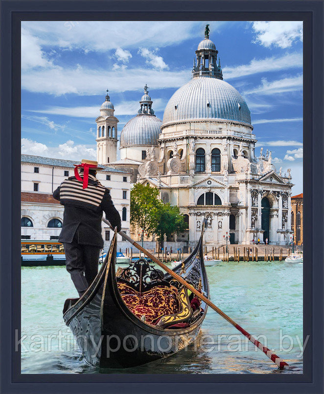 Алмазная живопись "Венецианский гондольер"