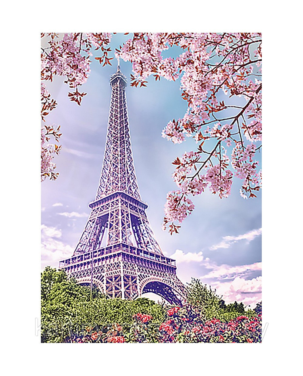 Алмазная вышивка Весна в Париже - фото 1 - id-p112592173